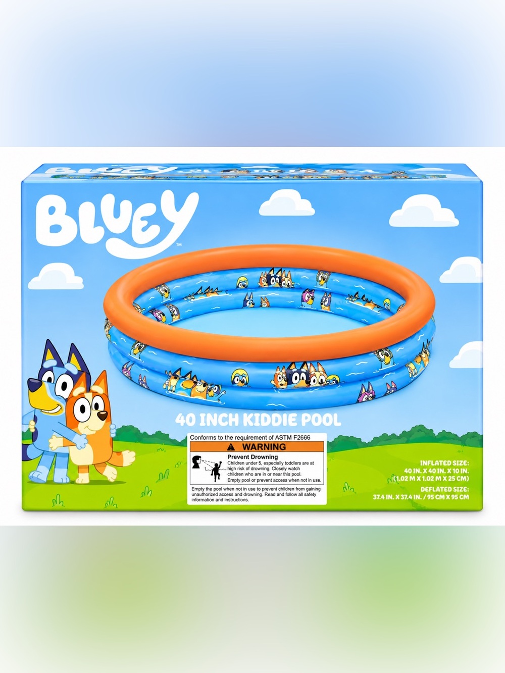 Bluey 40 Inch Kiddie Pool